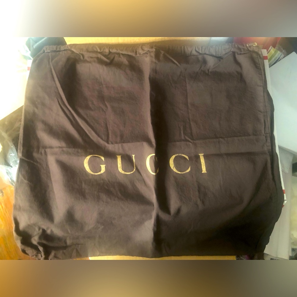 Gucci, Medium (Brown/tan) Draw String Dust Bag